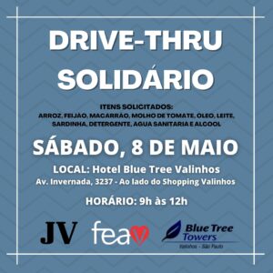 Jornal de Valinhos promove neste sábado o drive thru solidário em prol da FEAV