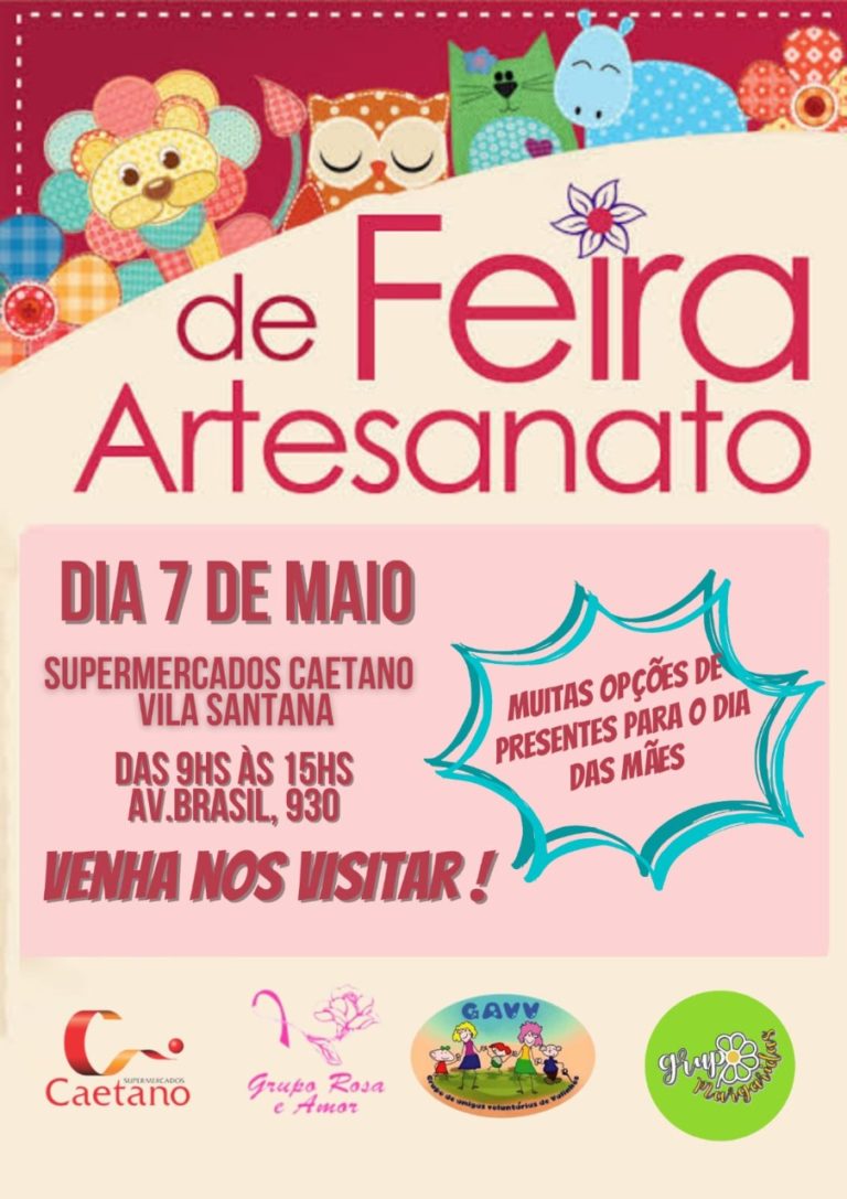 Feira de Artesanato oferece opções de presentes para o dia das Mães