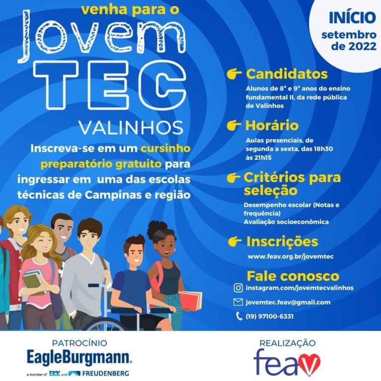 JovemTEC está com inscrições abertas