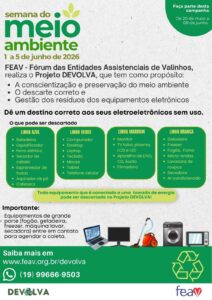 FEAV amplia campanha de descarte correto de eletrônicos em toda a cidade
