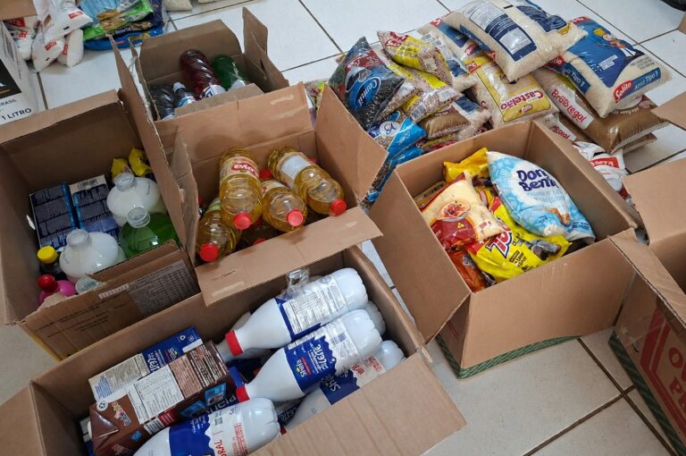 Pacoteiro Amigo arrecada 626 quilos de doções para quatro entidades da FEAV